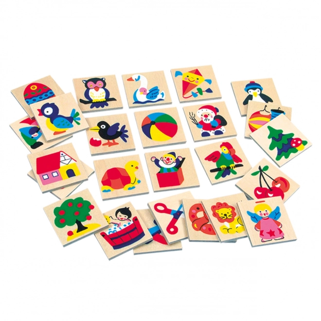 Marques d'images en bois Bino pour crèches III