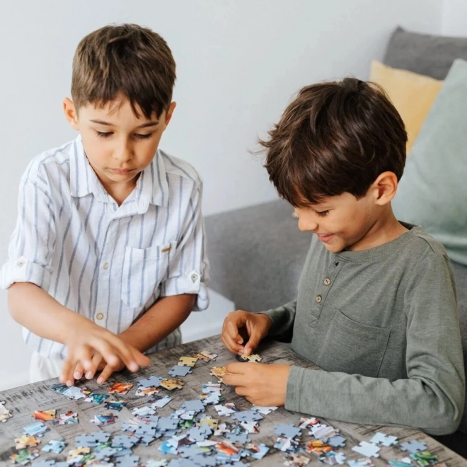 Puzzle 60 pièces Gabby à la piscine Maison des chats de Gabi