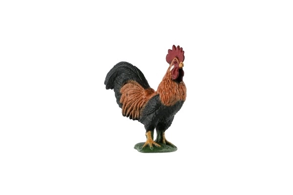 Figurine en plastique coq 5cm