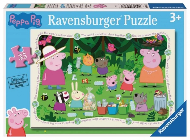 Puzzle 35 pièces Peppa Pig
