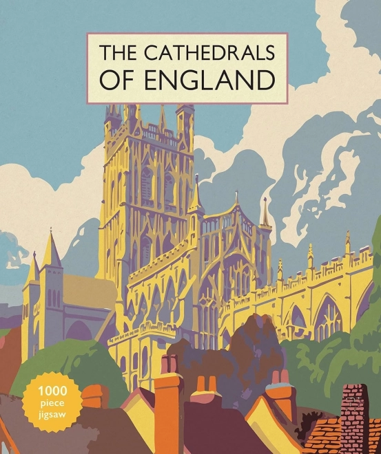 Puzzle Galison cathédrales d'Angleterre 1000 pièces