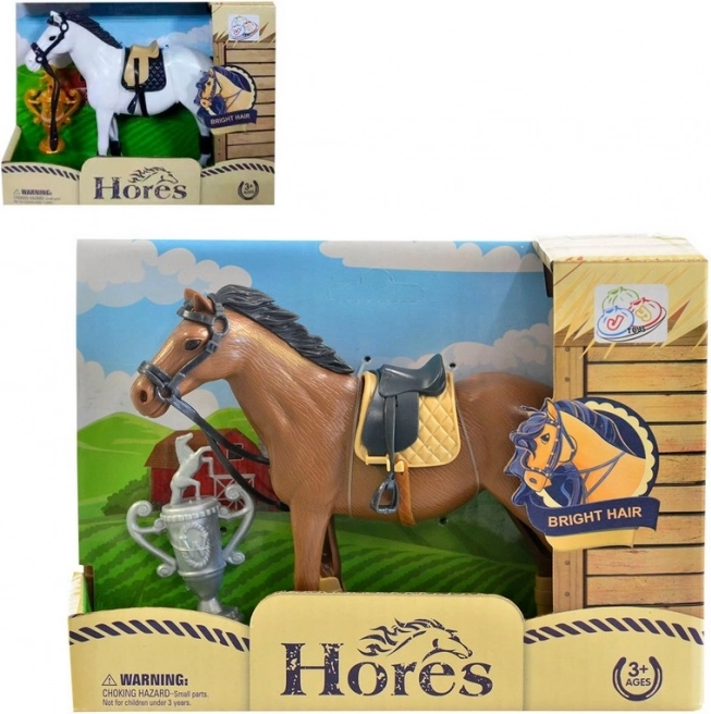 Cheval avec accessoires 12 cm