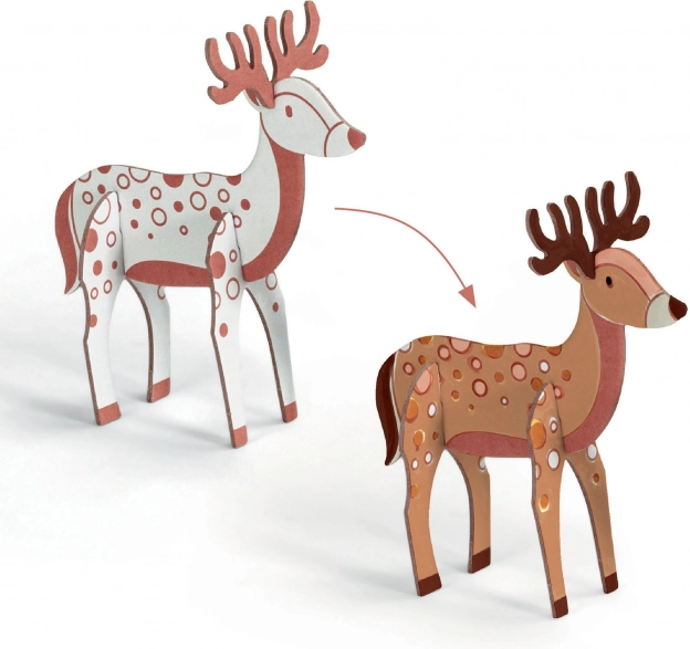 Kit créatif animaux de la forêt Djeco