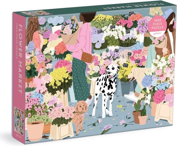 puzzle galison marché aux fleurs 1000 pièces