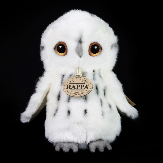 Rappa Peluche chouette blanche 18 cm ÉCOLOGIQUE