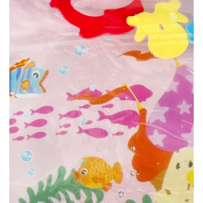 Tapis d'eau gonflable pour enfants avec motif du monde sous-marin