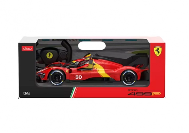 R/C 1:24 Voiture de sport télécommandée Ferrari 499P Rouge