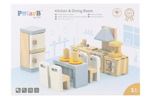 Cuisine et salle à manger en bois