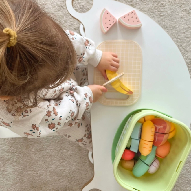 Set de découpe alimentaire en bois Tooky Toy