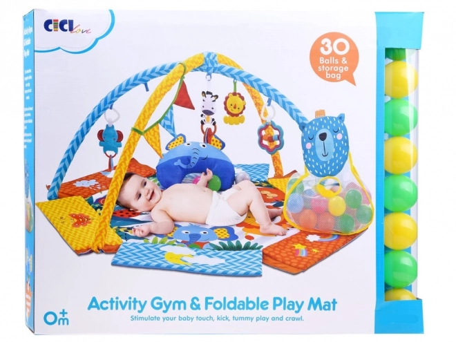 Tapis de jeu et parc pour enfants 2en1