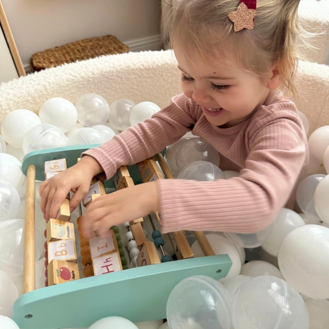 Boulier éducatif en bois et alphabet Tooky Toy