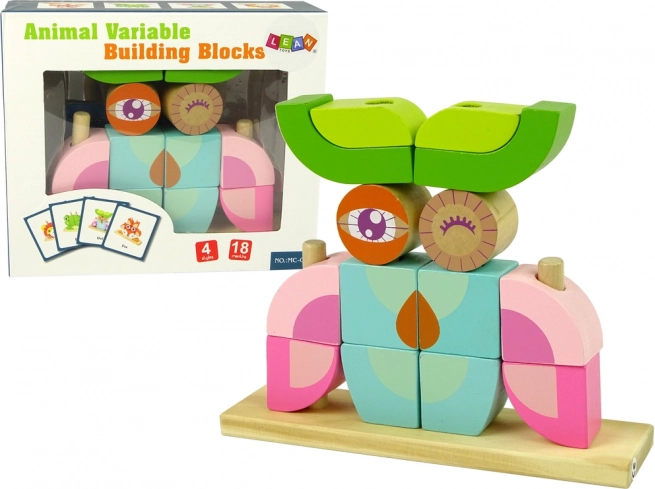 Puzzle 3D créatif en bois - chouette