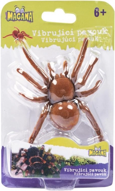 Jouet araignée en velours vibrant