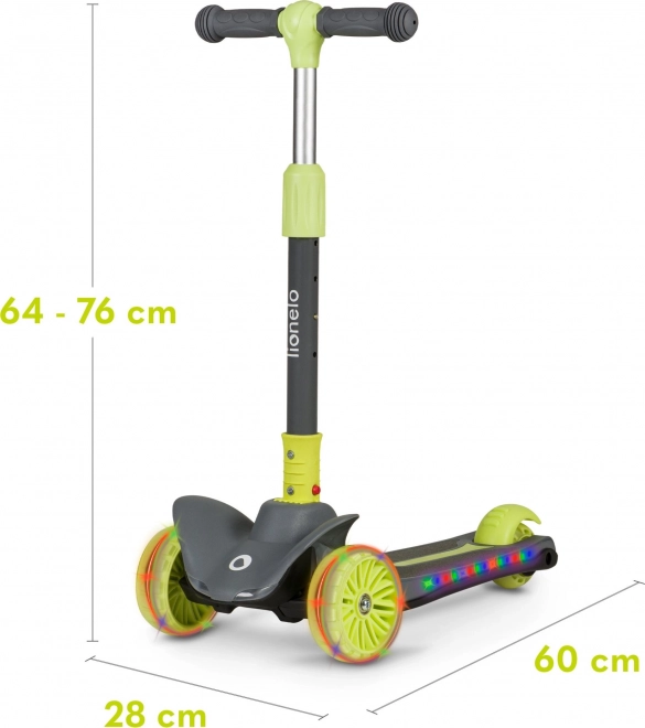 Trottinette pour enfants Lionelo Timmy verte