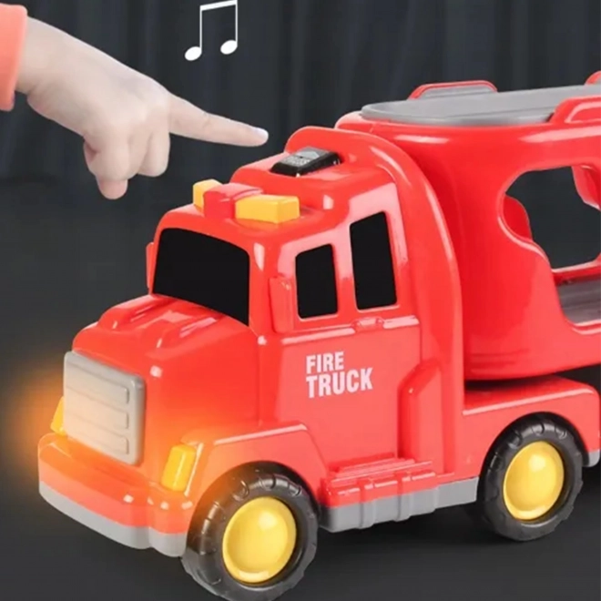 Ensemble de pompiers Laweta avec cinq véhicules de Woopie