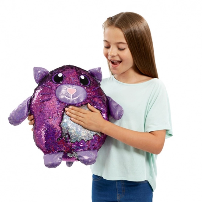 Grande mascotte avec des paillettes Cekinusie Shimmeez 36 cm mix 8 motifs