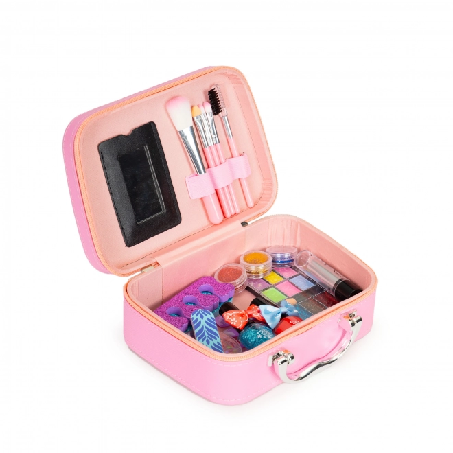 Ensemble de cosmétiques pour enfants, boîte avec miroir et lampe UV LED