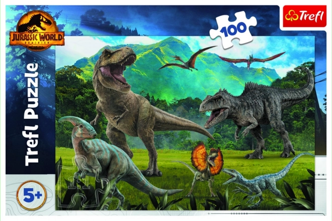 Puzzle dinosaures Jurassic Park 100 pièces