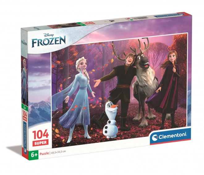 CLEMENTONI Puzzle La Reine des Neiges 104 pièces