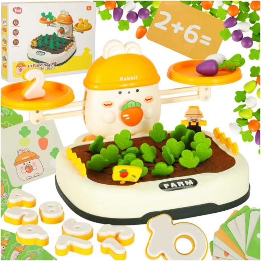 Jeu familial interactif pour enfants - Champ de carottes