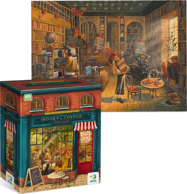 Puzzle Magasins: Librairie 300 pièces