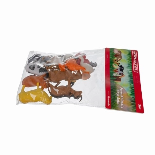 Animaux de la ferme - ensemble de 12 figurines