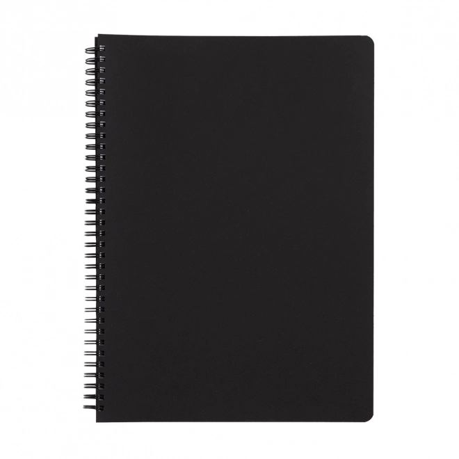 Bloc fil jumelé A4 PP Classique noir