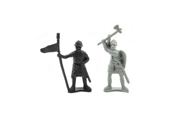 Ensemble de chevaliers en plastique
