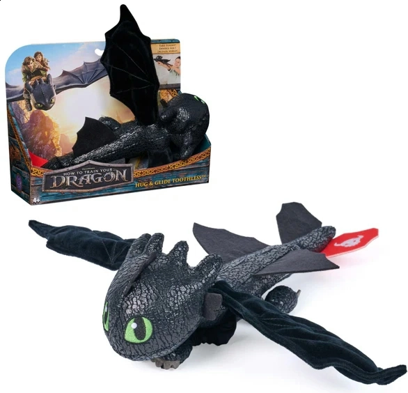 Peluches Dragons Bezzedents qui étreint