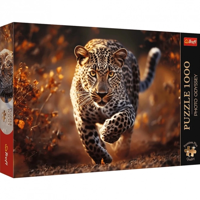 Puzzle Trefl Photo Odyssey : léopard sauvage – 1000 pièces