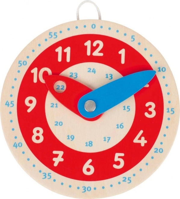 Horloge pratique en bois