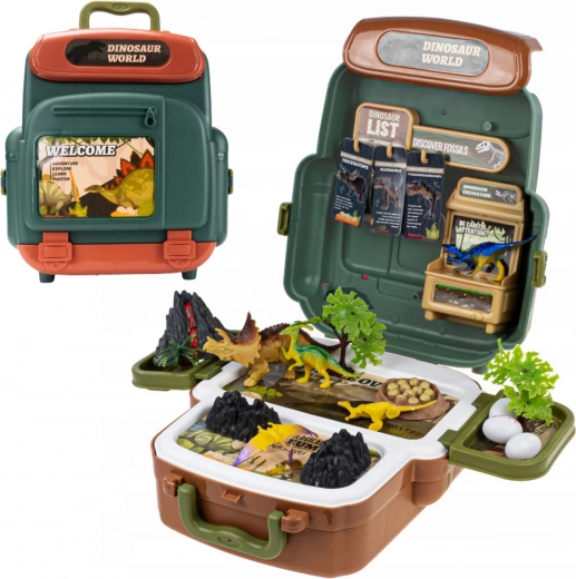 Valisette 2‑en‑1 portable : rangement et univers de jeu