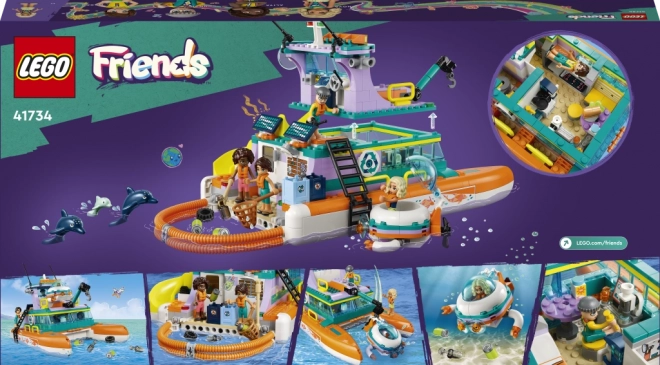 LEGO Friends bateau de sauvetage en mer