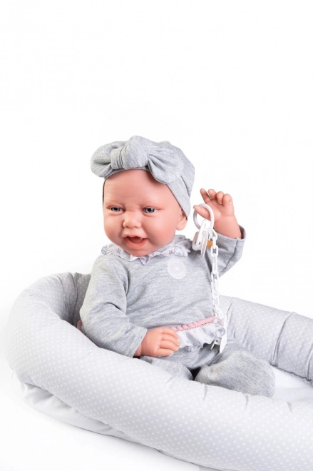 Antonio Juan 33228 CARLA - poupée réaliste bébé avec corps en tissu doux - 42 cm