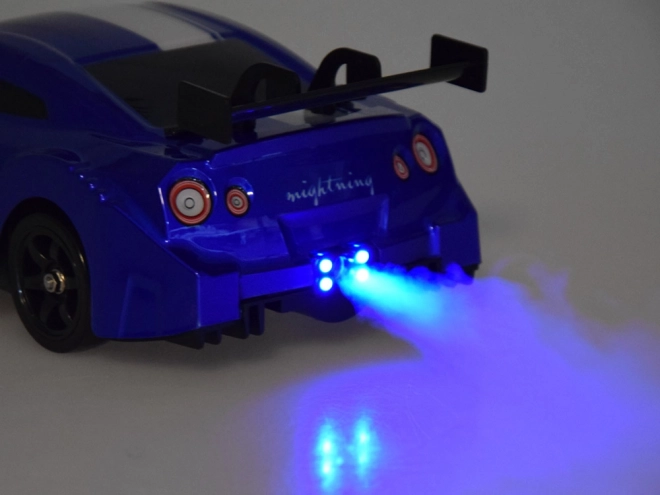 Voiture RC de course Drift avec effet de fumée et éclairage LED