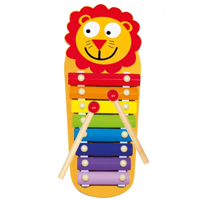 Bino Xylophone métallique Lionceau