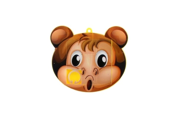 Puzzle coulissant en plastique 7x6cm animaux, mélange de types dans un sachet