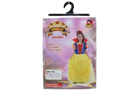 Robe de carnaval - Blanche-Neige, 110-120 cm