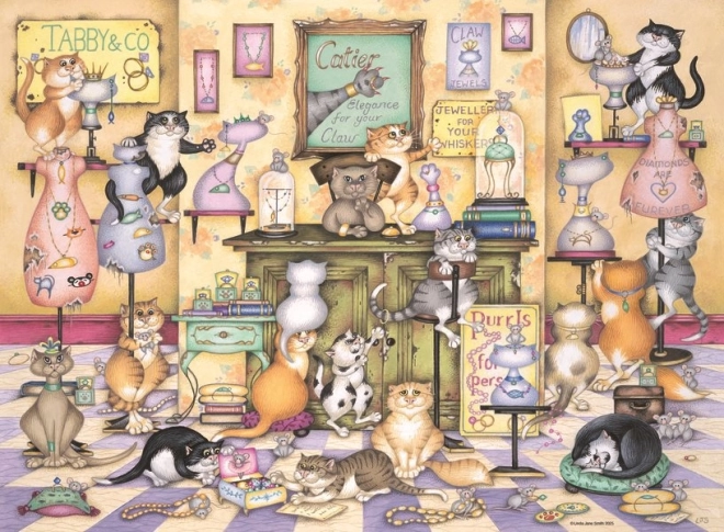 Puzzle Jeux des chats espiègles