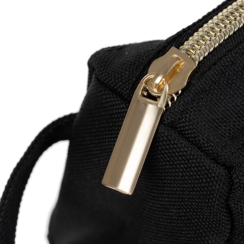 Trousse noire Maaleo à deux compartiments dépliante