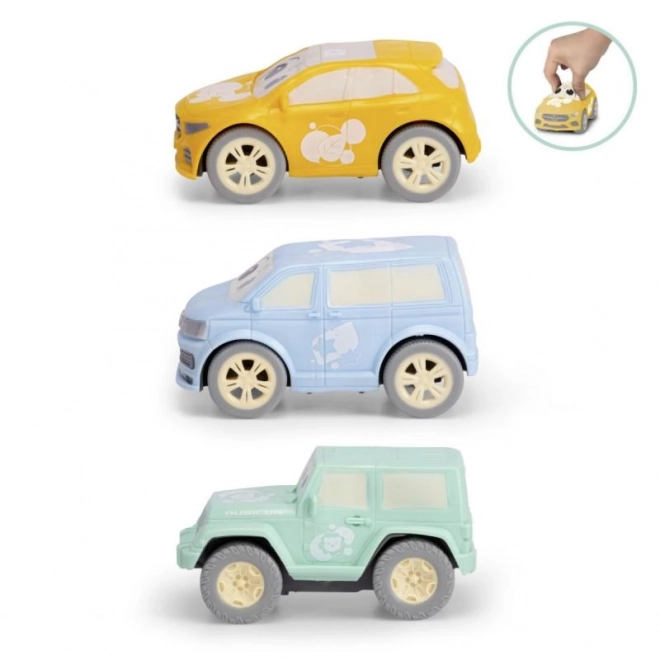 Mélange Cozy Friends 3 types de voitures jouets