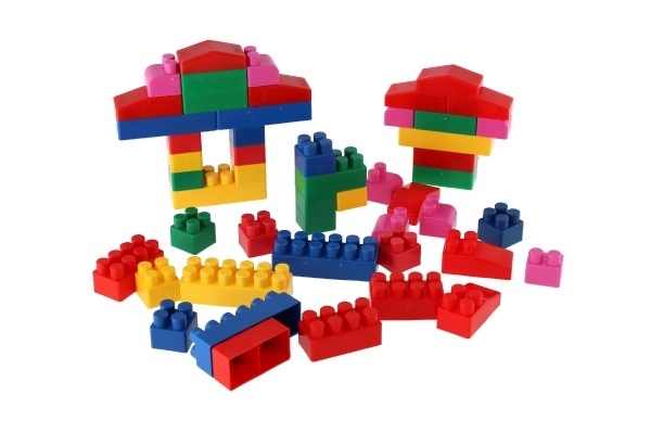 Jeu de construction LORI 3 plastique 50 pcs dans une boîte 19x28x10cm