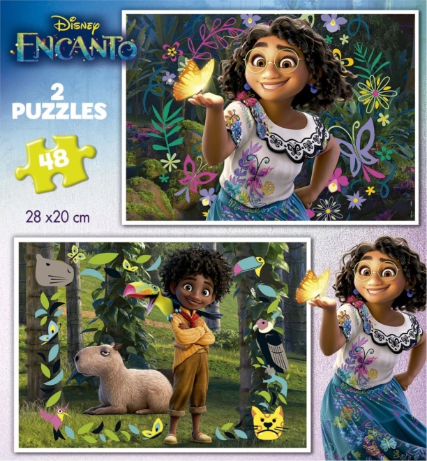 Puzzle Encanto 2x48 pièces