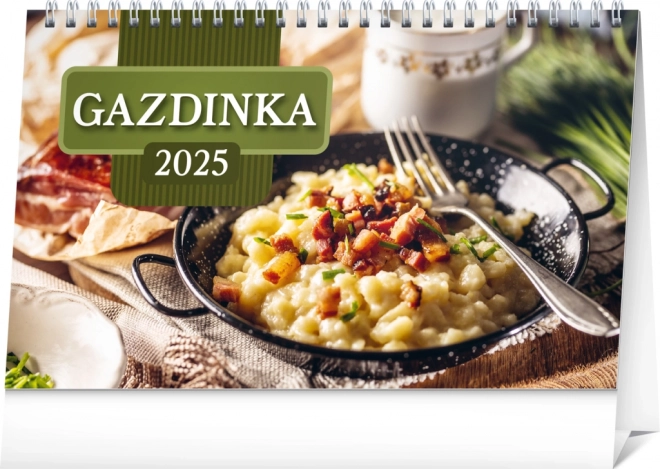 NOTIQUE Calendrier de Table Gazdinka 2025, 23,1 x 14,5 cm
