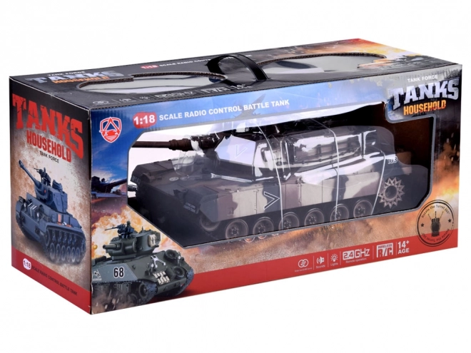 Grand char télécommandé US M1A2