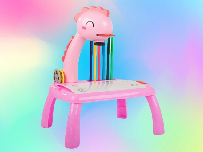 Table à dessin pour enfants avec projecteur