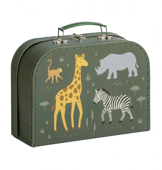 A Little Lovely Company Ensemble de deux valises en carton