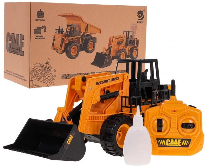 Bulldozer de construction télécommandé