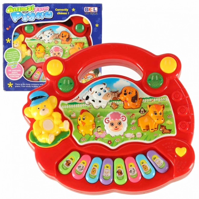 Piano éducatif pour enfants - ferme