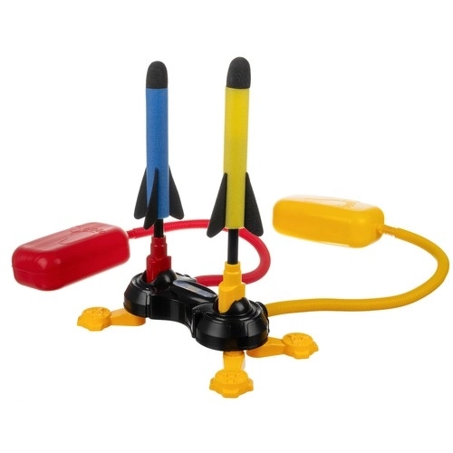 Lance-roquettes double pour enfants avec petite pompe